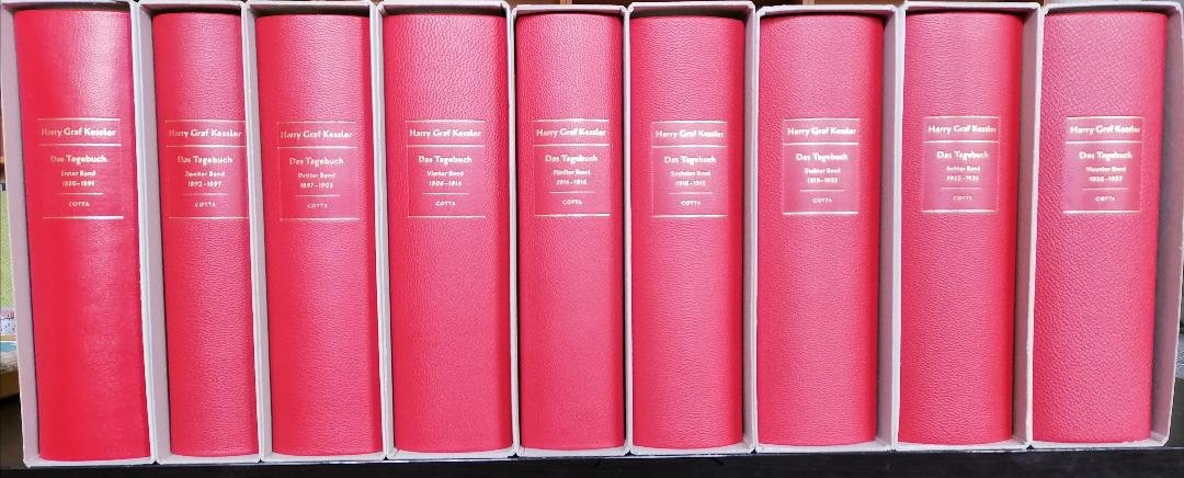 ハリー・グラフ・ケスラー《Das Tagebuch 1880–1937》全9巻 Das Tagebuch 1880-1937.“ (Harry Graf Kessler) – Buch gebraucht